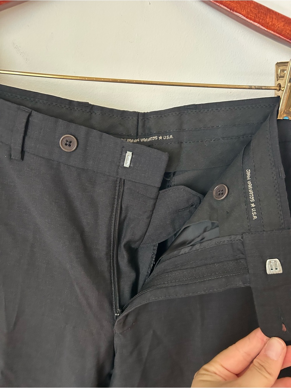 John Varvatos Black Dress Pants - Picture 3 of 7